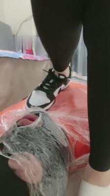 【曦晨】健身后原味鞋袜虐木乃伊 bf10268