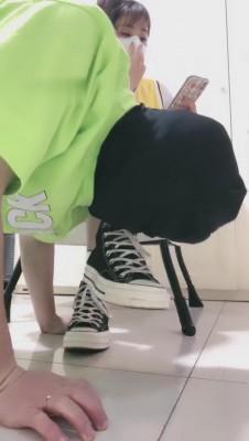 【linda】超脏帆布鞋臭棉袜羞辱脚底奴 bf10248