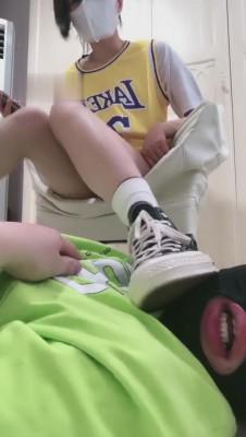 【linda】超脏帆布鞋臭棉袜羞辱脚底奴 bf10248