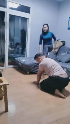 【重庆仙儿】超暴力小白鞋重度踢踹 bf10343