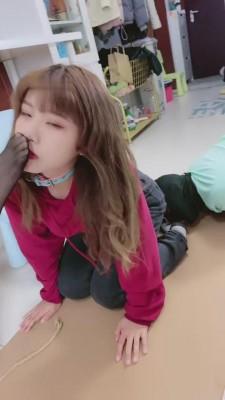 【美离子】超美女M带抖M男友一起做狗-奴下奴【完整版】 bf10338