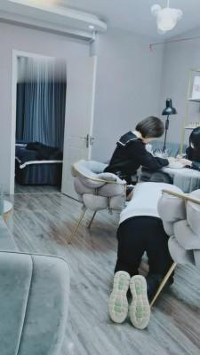 【语晴】19岁素人第一次接触美甲店调 bf10363