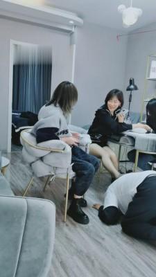 【语晴】19岁素人第一次接触美甲店调 bf10363