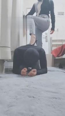 【灵竹】调教贱狗-踢打/恋足 bf10397