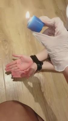 【甜依】滴蜡手心脚心捆绑羞辱鞭打 bf10481