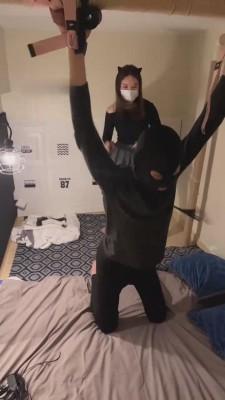 【绵绵兔】双S-密室暴力囚禁鞭打狗奴【双视角版】 bf10484