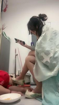 【芸熙】汉服直播舔脚 bf10488