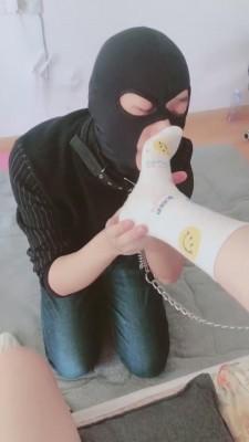 【7柒薇女王】运动鞋超臭棉袜强迫狗闻 bf10574