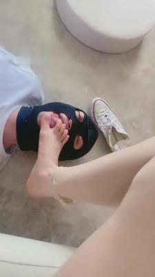 【甜依】帆布鞋肉丝腿绞 bf10618