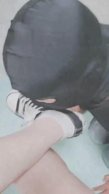 【灵竹】帆布鞋踩脖子-舔帆布鞋 bf5524