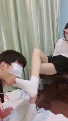 【丞丞】白棉袜羞辱双狗 bf874