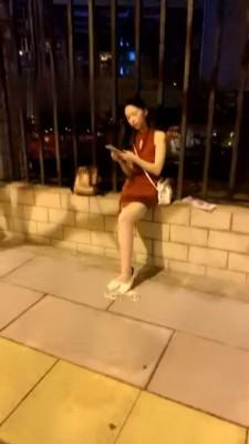 【胖虎】精品马路边旗袍女刺激开发超级刺激 bf847