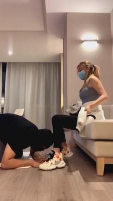 【杳杳小主】运动完超臭原味调狗 bf922