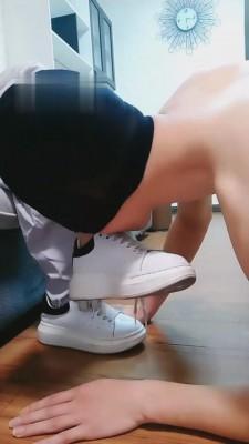 【雅儿】便利店女售货员小白鞋原味船袜首调 bf1021