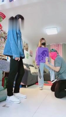 【美离子】爆改素人S系列-混血小姐姐圣水调 bf1219