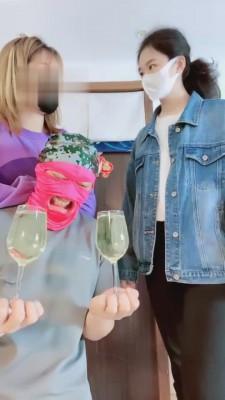 【美离子】爆改素人S系列-混血小姐姐圣水调 bf1219