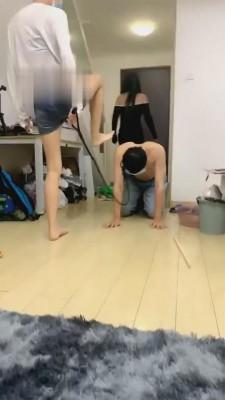 【丞丞】可爱白丝羞辱男友 bf1383