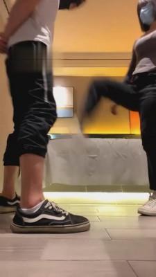 【小乔】脏臭帆布鞋虐死贱货 bf1546