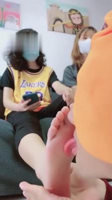 【美离子】素人-劲爆舔脚plus-白袜羞辱 bf1507