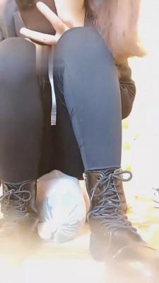 【悦主大人】短靴白棉袜羞辱前男友 bf1527