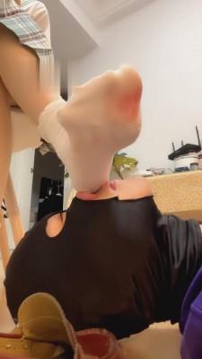 【绘子sama】JK棉袜内裤套肉丝羞辱玩狗 bf1650