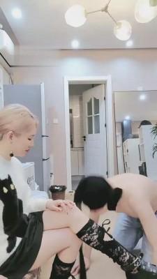 【丝洛】网红模特羞辱狗奴隶 bf1799