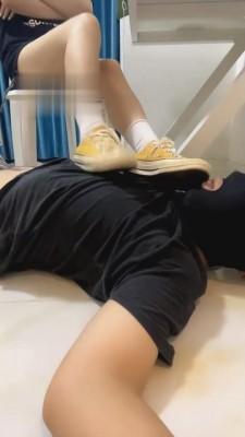 【云云酱】帆布鞋白袜踢踩打 bf1796