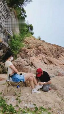 【暴力美学】海滩踢裆耳光踩踏 bf1848