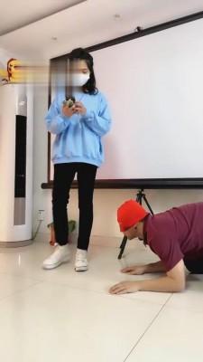 【小刚几】素人脏高帮帆布鞋羞辱狗 bf1879