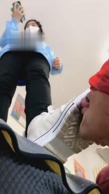 【小刚几】素人脏高帮帆布鞋羞辱狗 bf1879