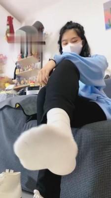 【小刚几】素人脏高帮帆布鞋羞辱狗 bf1879