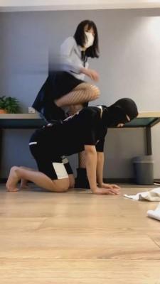 【上海糖糖老师】模特网袜骑马踩踏专场 bf2148