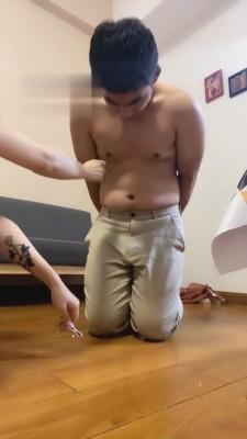 【雨洁】制服萝莉耳光-捆绑体罚专场 bf2513