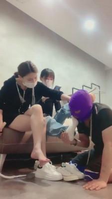 【暴力美学】教素人闺蜜原味虐狗 bf3431