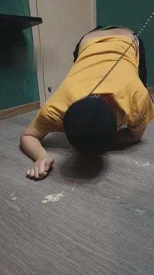 【开发素人】jk女仆:鞭打-磕头-踩头-胯下羞辱 bf2873