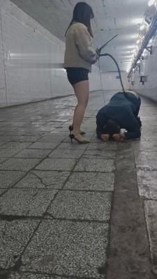 【开发素人】户外隧道长靴调狗 bf2919