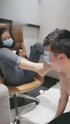 【杳杳小主】原味白袜玉足暴虐狗 bf3351