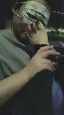 【美柠】户外车内丝袜脚深喉-圣水 bf3105