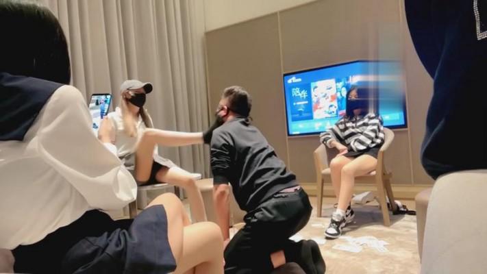 【月影儿】精彩!4S空降玩虐狗游戏 bf3232