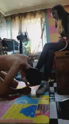 【杭州玩物】运动鞋白袜狠虐狗 G-210710-16