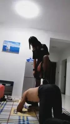 【夏馨】学生S短靴黑丝暴虐 G-210710-12