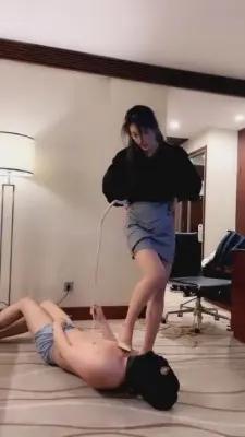 【禾末】高跟爆踢畜生-暴力踩踏-双重狠打 G-210715-24