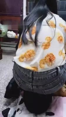 【天水女王】牛仔裤+靴子玩狗奴 G-210718-6