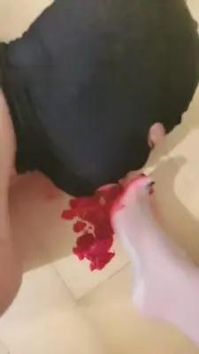 【墨柒】口水踩踏碾压喂食 G-210719-26