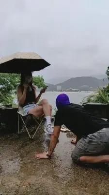 【暴力美学】精彩-雨天户外羞辱前男友 G-210720-17