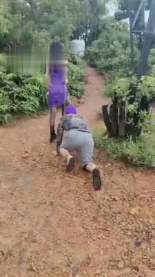 【暴力美学】精彩-户外收拾欠钱老赖 G-210721-16