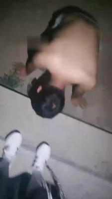 【夏馨S】极度羞辱-户外白丝玩狗-鞋底/骑马/口水/ G-210804-6