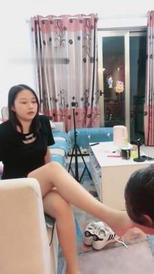 【广州楚楚】贝壳头原味船袜羞辱 G-210803-23