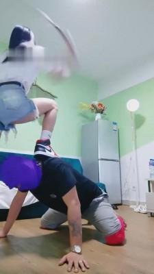 【暴力美学】AJ1棉袜虐废狗畜生专场 G-210803-24