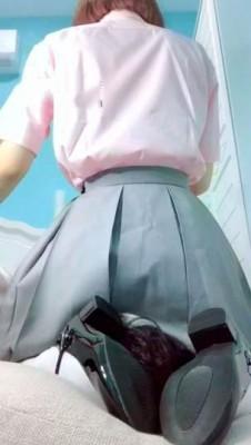 【惠子sama】棉袜jk坐脸玩狗几 G-210806-7